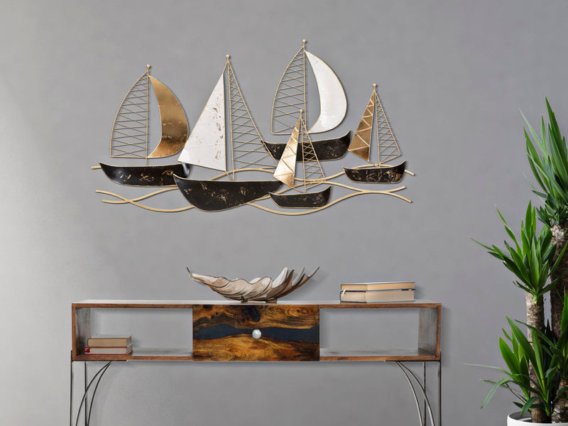 Decoratiune de Perete Mauro Ferretti Regata New 115X5X63 cm, Multicolor