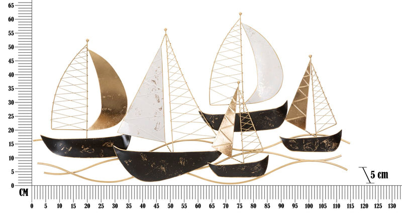 Decoratiune de Perete Mauro Ferretti Regata New 115X5X63 cm, Multicolor