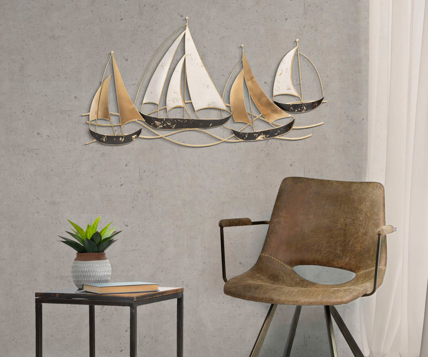 Decoratiune de Perete Mauro Ferretti Regata Plus  107X3,5X57,5 cm, Multicolor
