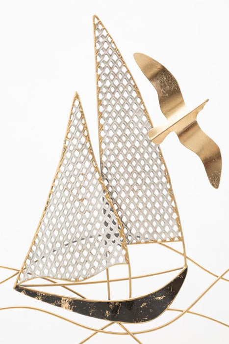 Decoratiune de Perete Mauro Ferretti Vela New  50X3,5X50 cm, Multicolor