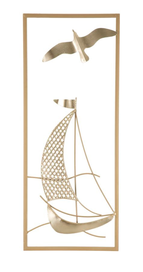 Decoratiune de Perete Mauro Ferretti Vela New 25X2,5X61 cm, Multicolor