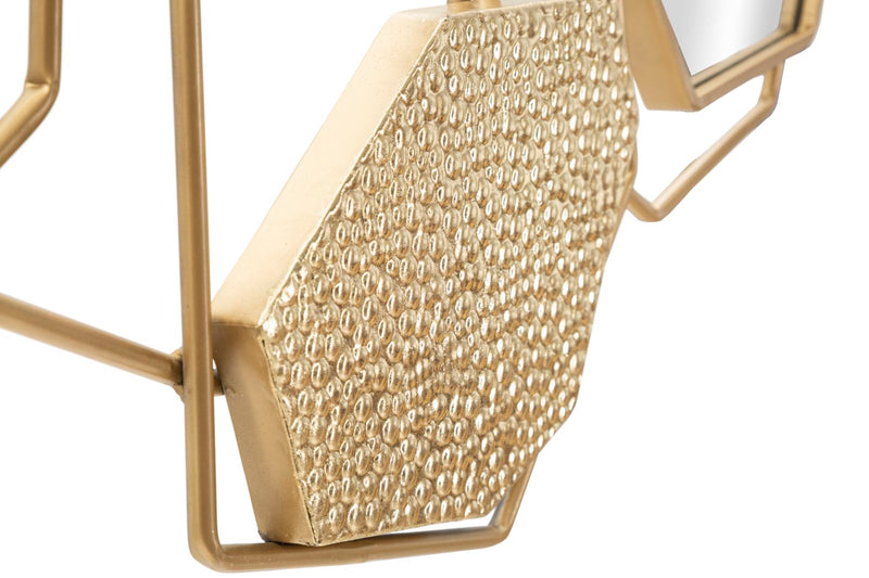 Oglinda decorativa Mauro Ferretti Stone  91X4X52 cm, Auriu