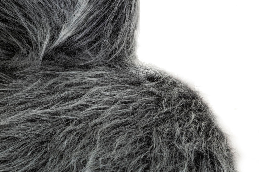 Fotoliu Mauro Ferretti Hacil Grey  73X64X77 cm, Gri/Auriu