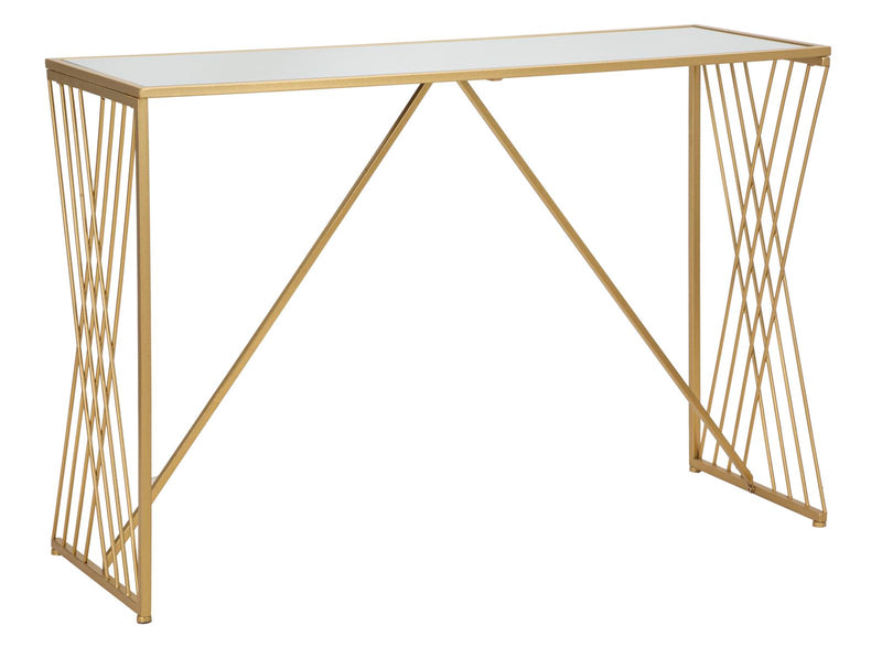 Consola Mauro Ferretti Easy  120X40X80 cm, Auriu