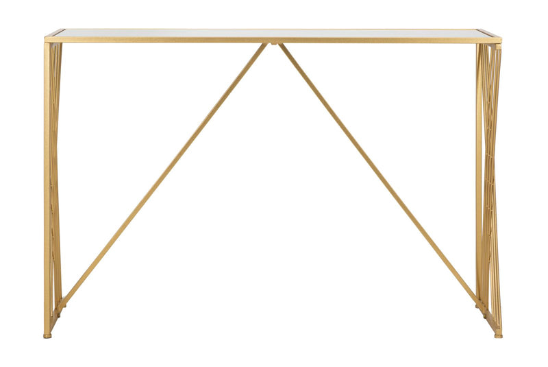 Consola Mauro Ferretti Easy  120X40X80 cm, Auriu