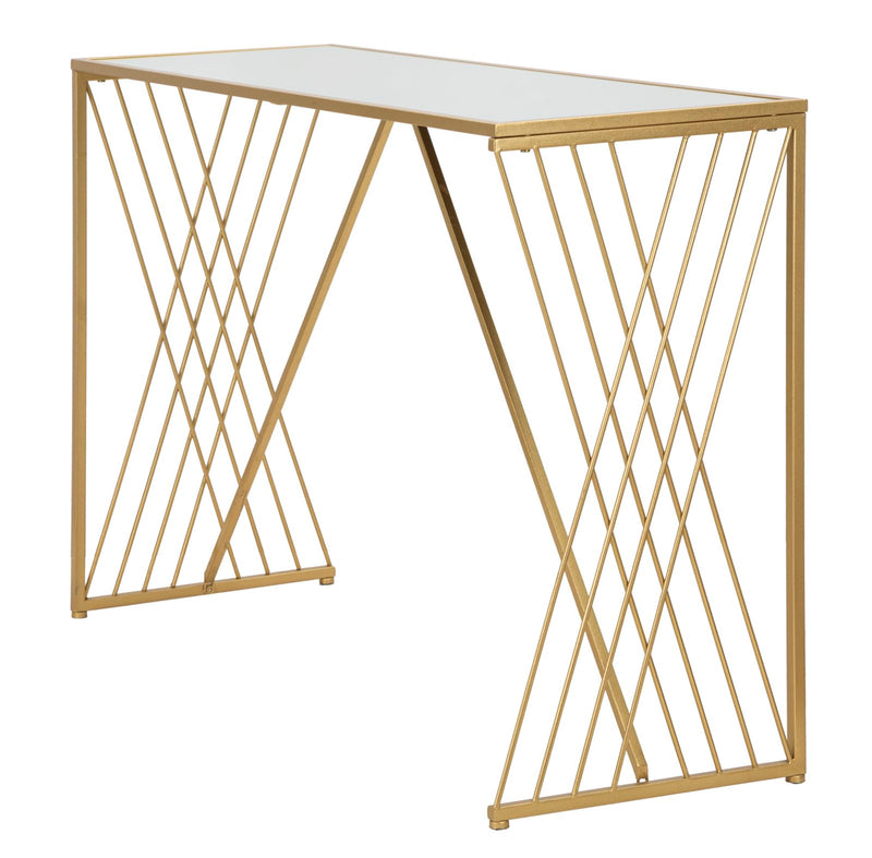 Consola Mauro Ferretti Easy  120X40X80 cm, Auriu