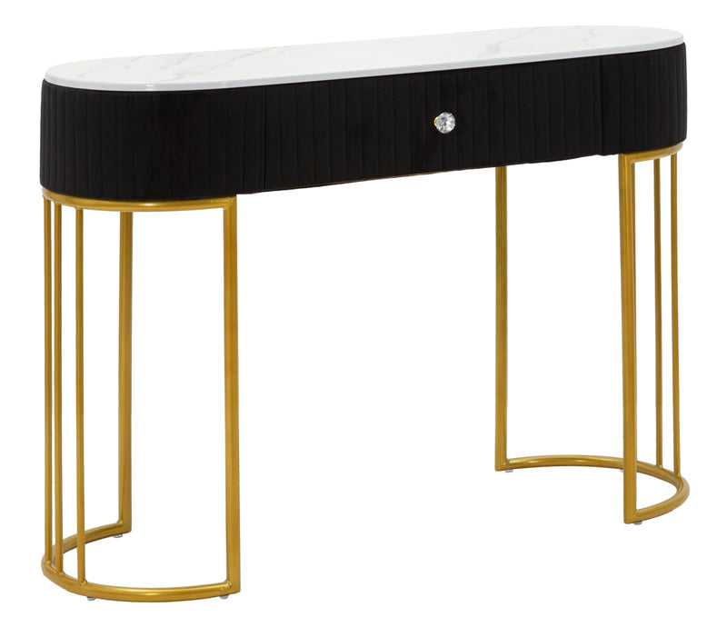 Consola Mauro Ferretti Montpellier Black  100X43X74 cm, Multicolor