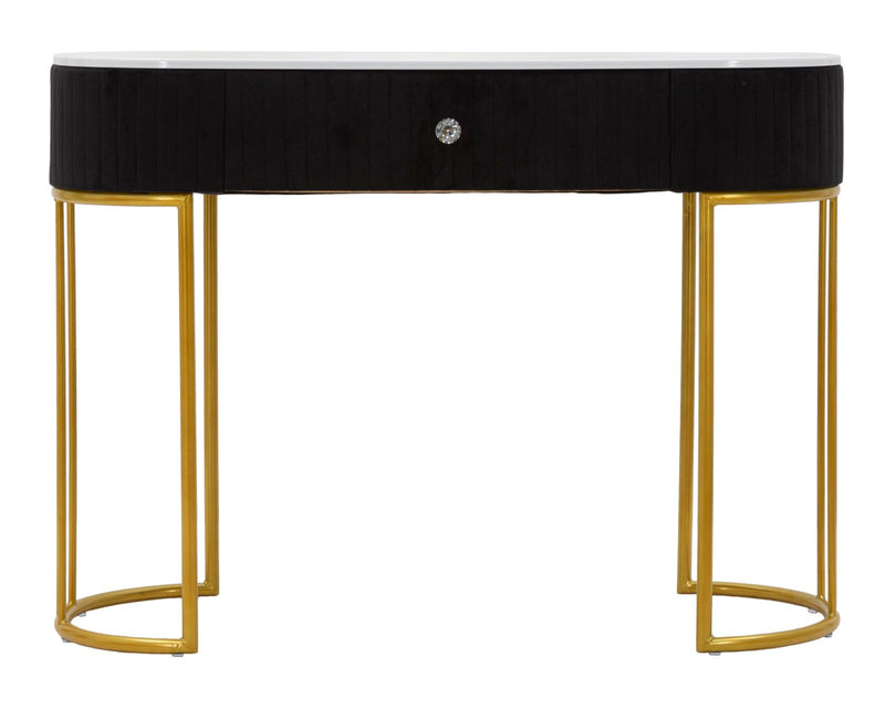 Consola Mauro Ferretti Montpellier Black  100X43X74 cm, Multicolor