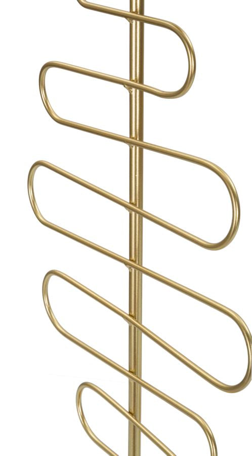 Set Suporturi Lumanari Mauro Ferretti, Set 2 Piese,  20X16X43 cm, Auriu