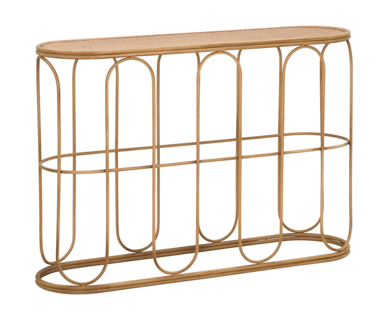 Consola Mauro Ferretti Samui  110X32X77 cm, Natural