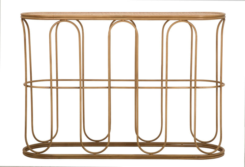 Consola Mauro Ferretti Samui  110X32X77 cm, Natural