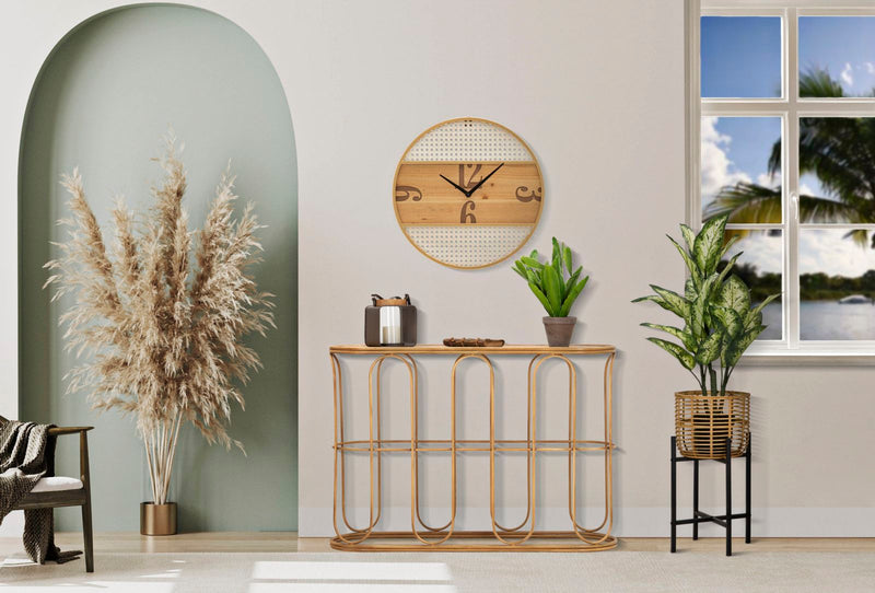 Consola Mauro Ferretti Samui  110X32X77 cm, Natural