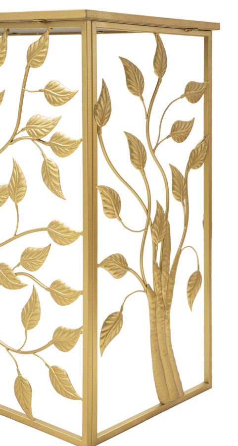 Consola Mauro Ferretti Albero  120X40X80 cm, Auriu