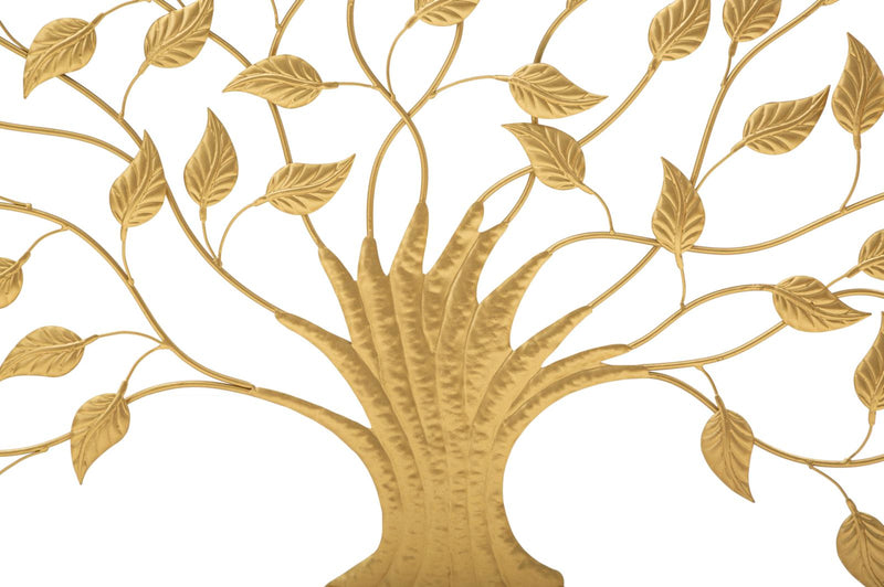 Consola Mauro Ferretti Albero  120X40X80 cm, Auriu