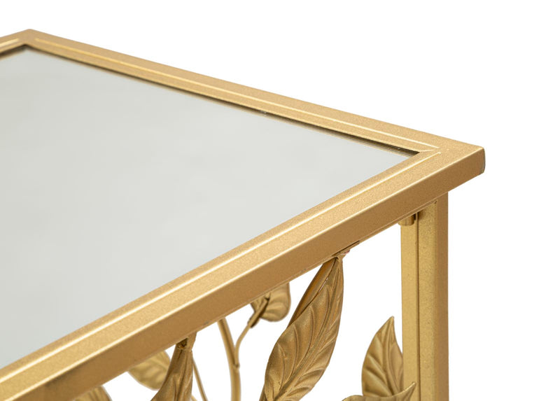 Consola Mauro Ferretti Albero  120X40X80 cm, Auriu