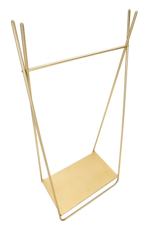 Suport de Umerase Mauro Ferretti Glam Stand Abiti  63,5X40,5X142 cm, Auriu