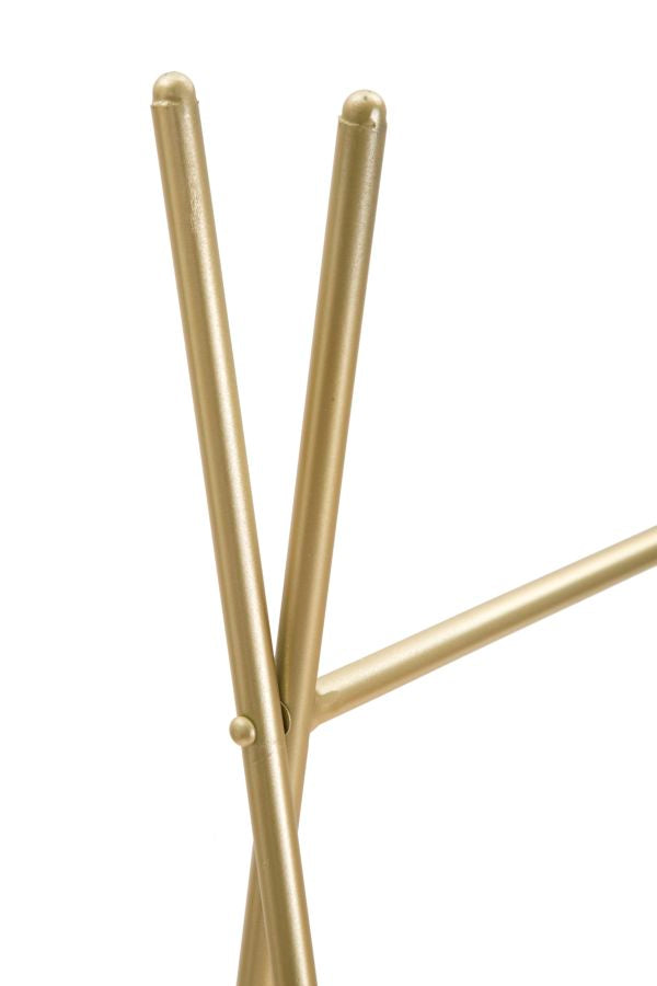 Suport de Umerase Mauro Ferretti Glam Stand Abiti  63,5X40,5X142 cm, Auriu