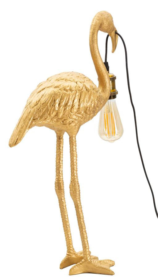 Veioza Mauro Ferretti Flamingo  37X19X59 cm, Auriu