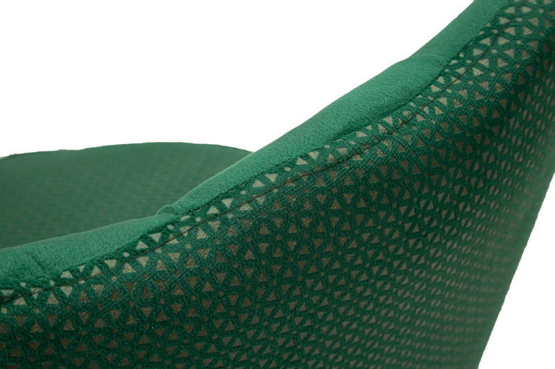 Fotoliu Mauro Ferreti Mindy Green  70X63X83 cm, Verde/Auriu