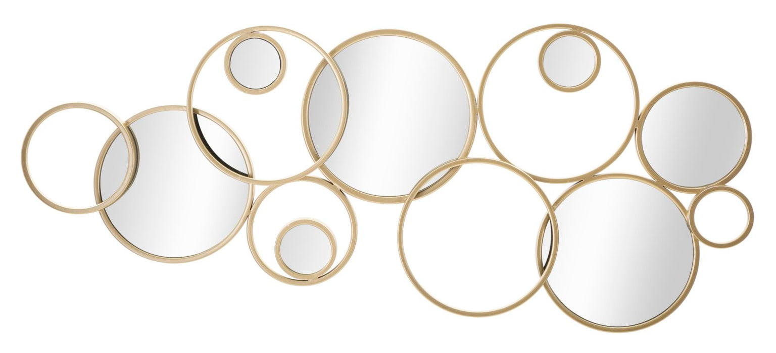 Decoratiune de Perete Mauro Ferretti Mix Mirror  123X4,5X51,5 cm, Auriu