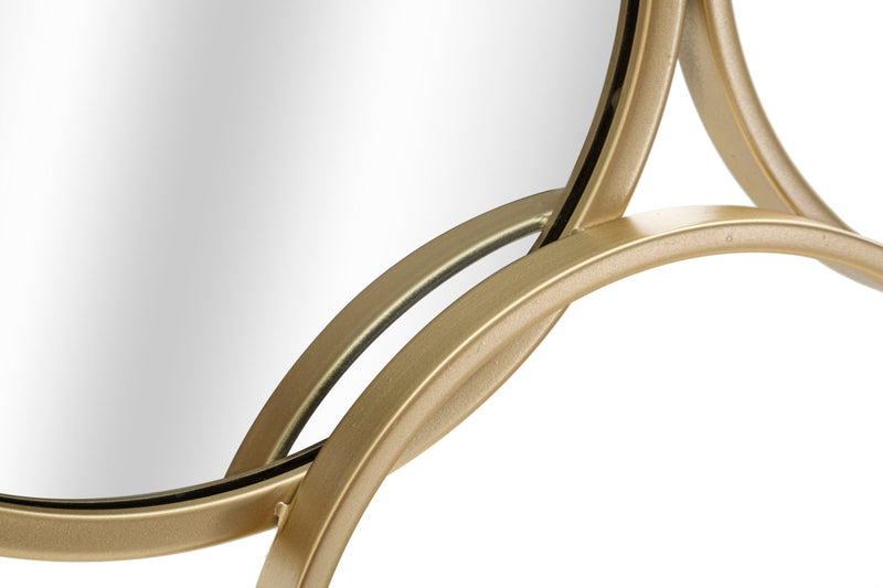 Decoratiune de Perete Mauro Ferretti Mix Mirror  123X4,5X51,5 cm, Auriu