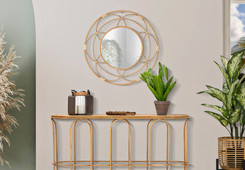 Oglinda decorativa Mauro Ferretti Valencia  Ø 60X3 cm, Maro