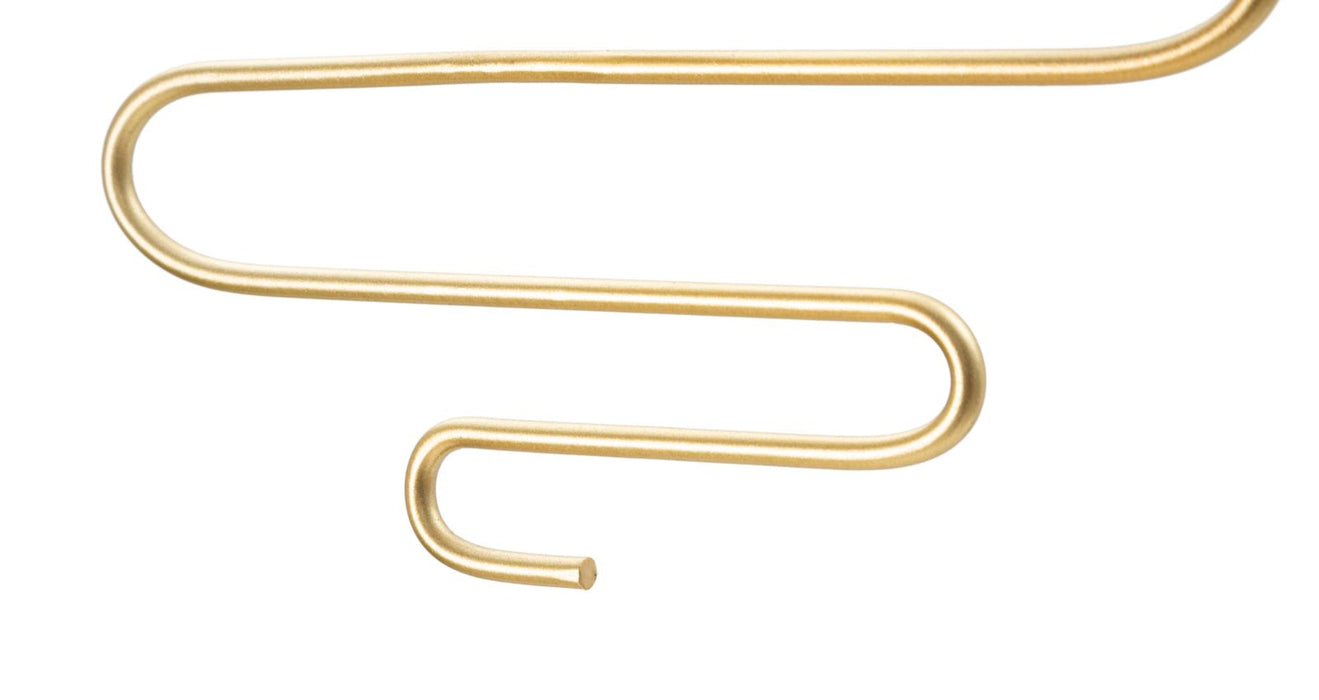 Set Suporturi Lumanari Mauro Ferretti Alid, Pentru Perete, Set 2 Piese,  33X10X34 cm, Auriu