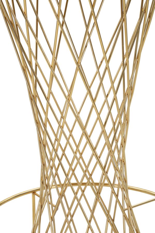 Masa Bar Mauro Ferretti Tower  Ø 70X103 cm, Auriu/ Oglinda Bronz