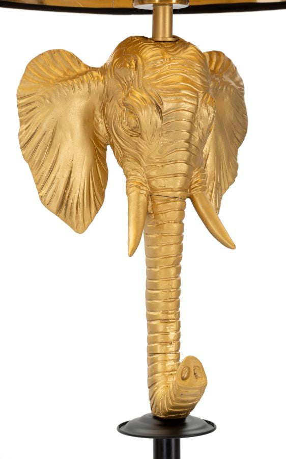 Lampadar Mauro Ferretti Elephant  Ø 37X164 cm, Auriu/ Negru