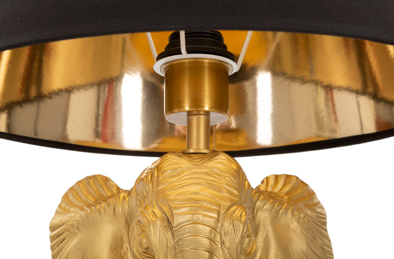 Lampadar Mauro Ferretti Elephant  Ø 37X164 cm, Auriu/ Negru