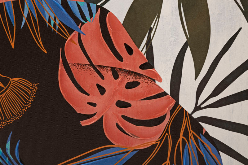 Tablou decorativ Printat/Pictat Mauro Ferretti  Lady Jungle B,  80X2,8X120 cm, Multicolor