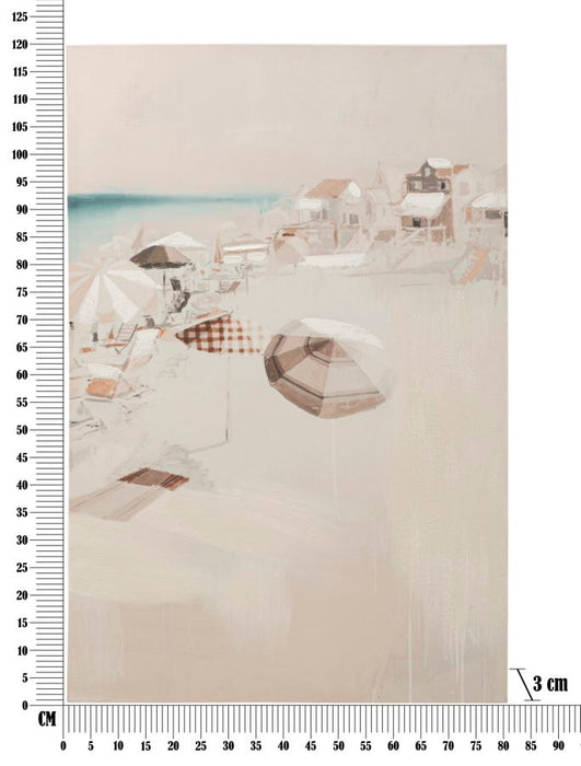 Tablou decorativ Printat/Pictat Mauro Ferretti  Beach -B-  80X3X120 cm, Multicolor