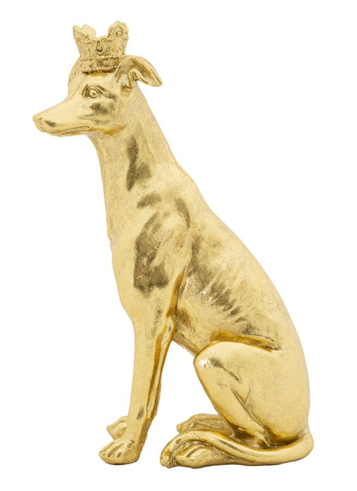 Statueta Mauro Ferretti Dog Gold  20X12,5X33 cm, Auriu