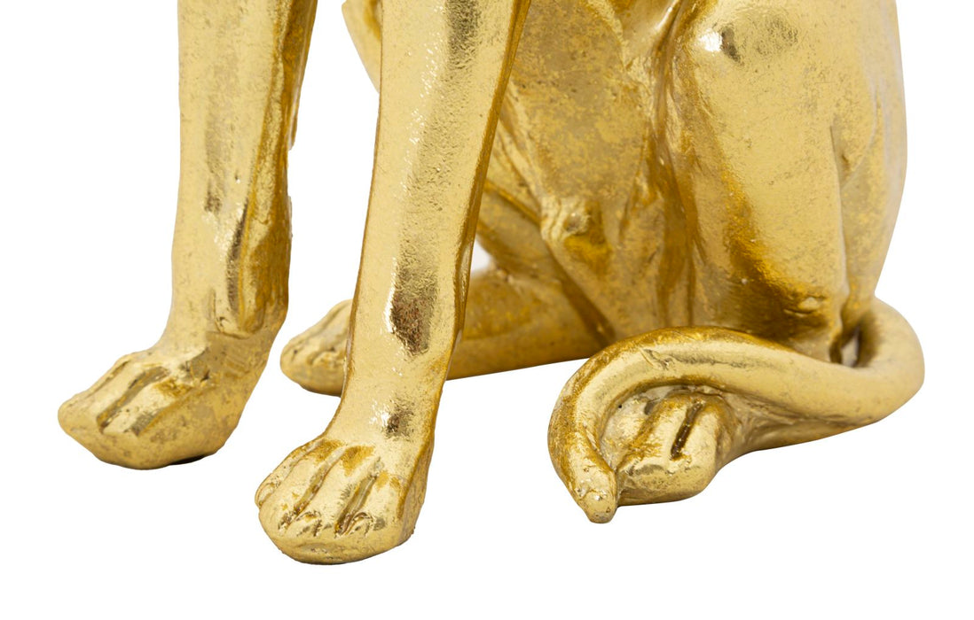 Statueta Mauro Ferretti Dog Gold  20X12,5X33 cm, Auriu