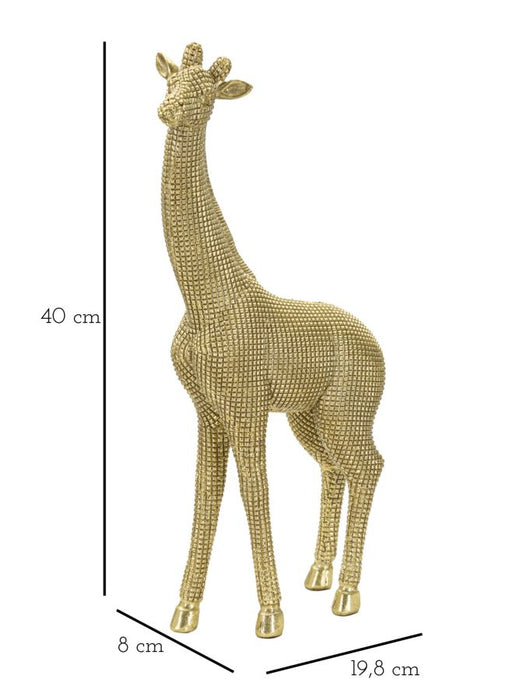 Statueta Mauro Ferretti Giraffe  19,8X8X40 cm, Auriu