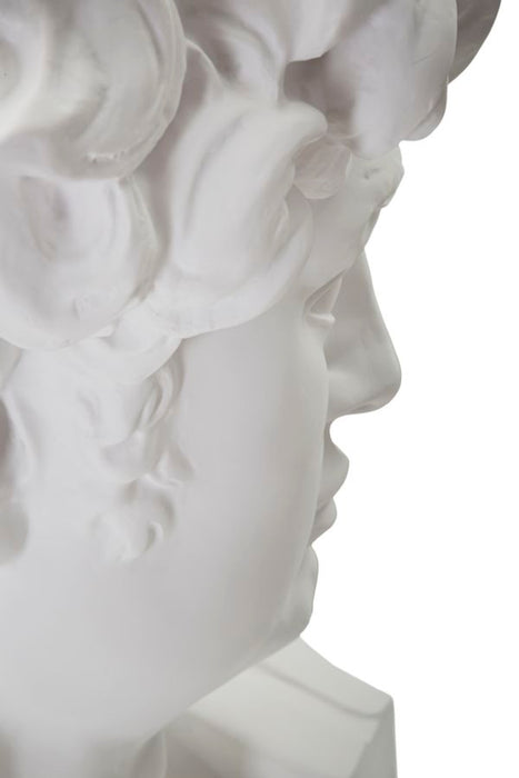 Statueta Mauro Ferretti Big White Head  44X35,5X60 cm, Alb