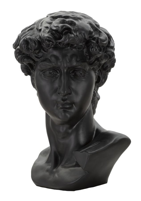 Statueta Mauro Ferretti Big Black Head  44X35,5X60 cm, Negru