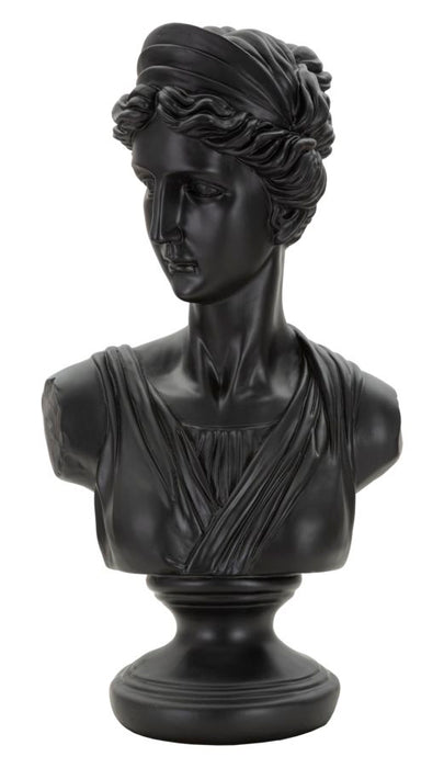 Statueta Mauro Ferretti Black Roman Womand Statue  22X16X41 cm, Negru