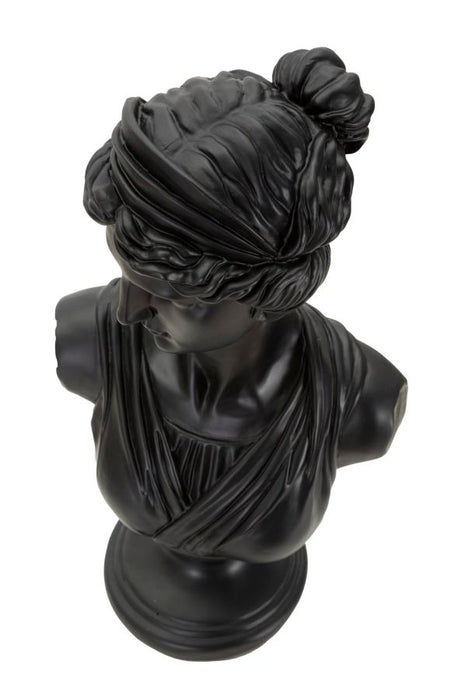 Statueta Mauro Ferretti Black Roman Womand Statue  22X16X41 cm, Negru