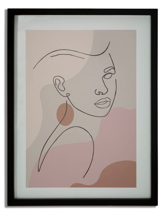 Tablou Mario Ferretti Face C, 35X2X48 cm, Multicolor