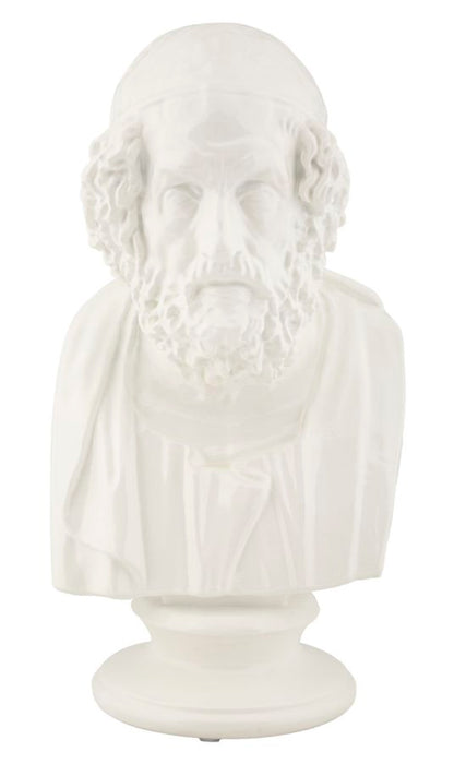 Statueta Mauro Ferretti Sage Statue   12,9X12,5X25 cm, Alb