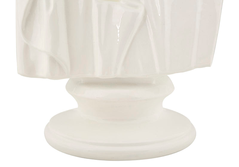 Statueta Mauro Ferretti Sage Statue   12,9X12,5X25 cm, Alb