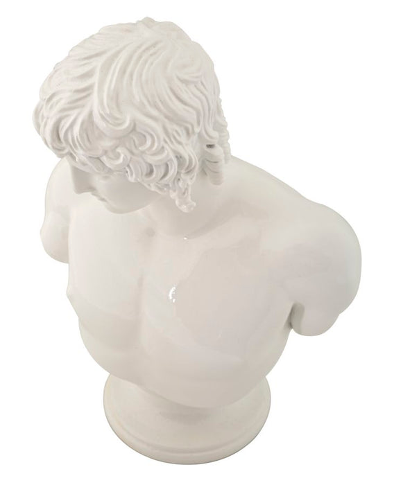 Statueta Mauro Ferretti Centurion Satue  18,2X12,8X25 cm, Alb