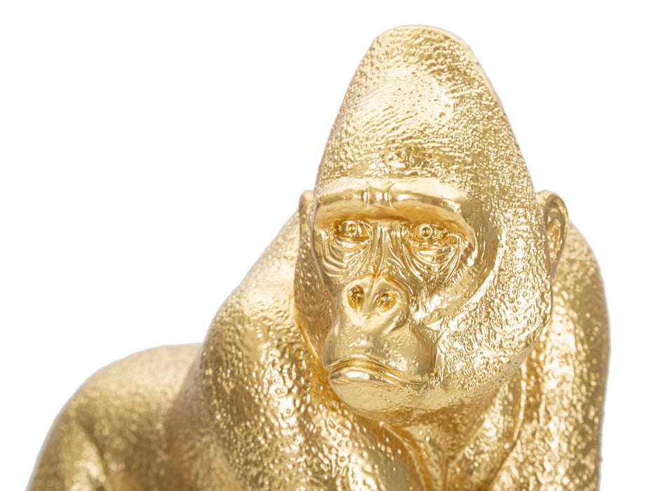 Statueta Mauro Ferretti Gorilla decor Side  24,3X13,9X22,8 cm, Auriu