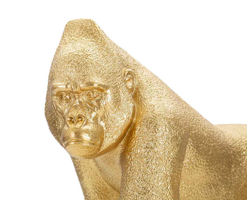 Statueta Mauro Ferretti Gorilla decor Front  29,7X11,5X21,8 cm, Auriu