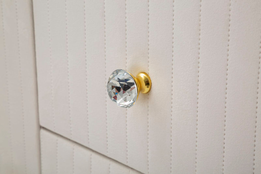 Bufet Montpellier Cream  120X40X85 cm, Mauro Ferretti, Crem/Auriu