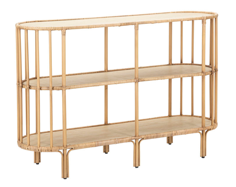 Consola Mauro Ferretti Panama 3 Shelves  120X37,5X80 cm, Maro