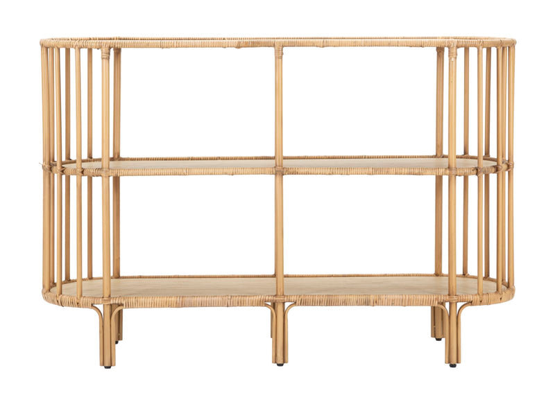 Consola Mauro Ferretti Panama 3 Shelves  120X37,5X80 cm, Maro
