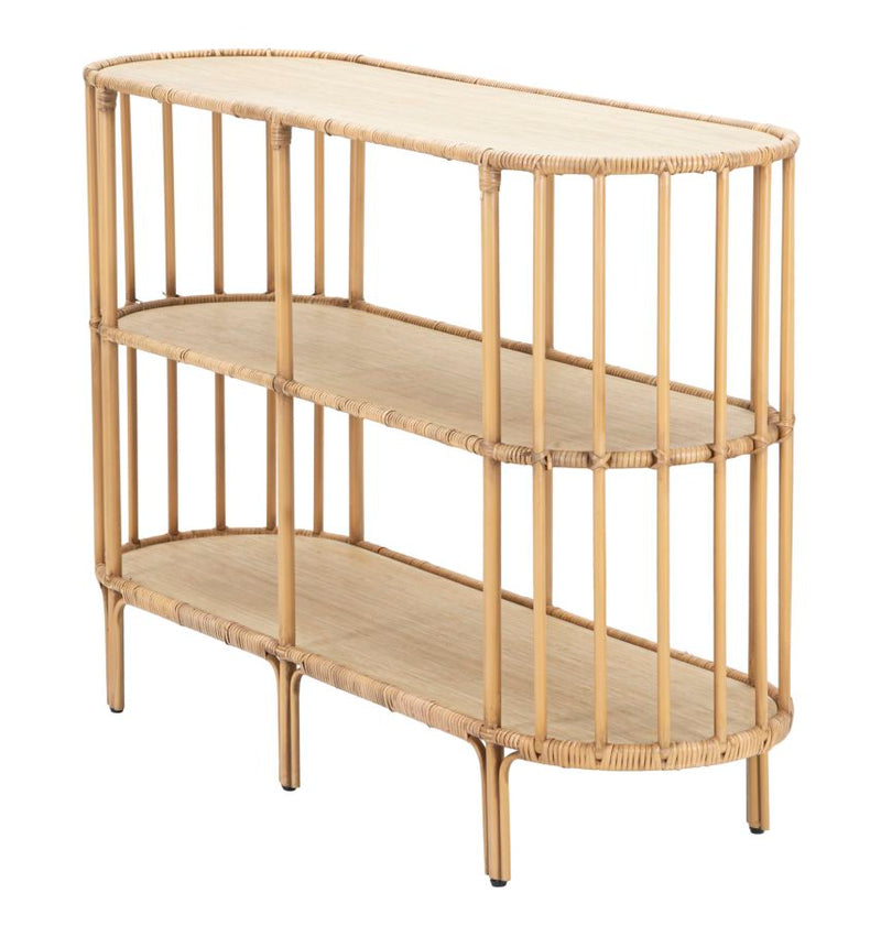 Consola Mauro Ferretti Panama 3 Shelves  120X37,5X80 cm, Maro