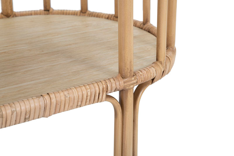 Consola Mauro Ferretti Panama 3 Shelves  120X37,5X80 cm, Maro